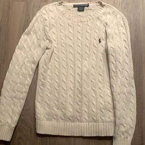 Cable knit sweater